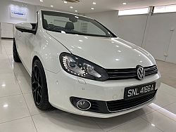 Volkswagen Golf Cabriolet 1.4 TSI AT White 2014 Android Player